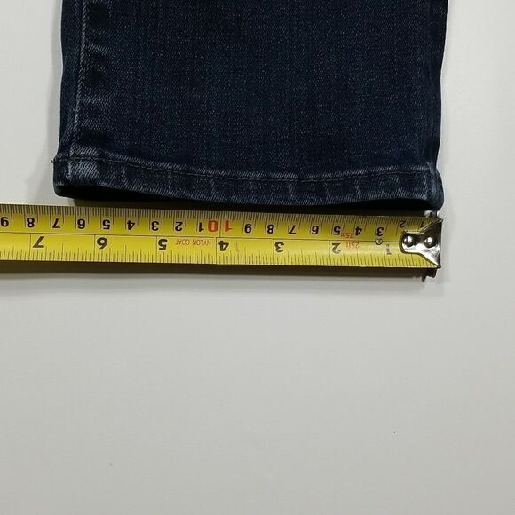 Lucky Brand Jeans Womens Size 27 Dark Blue Denim Mid Rise Sweet Straight Leg - Picture 4 of 11